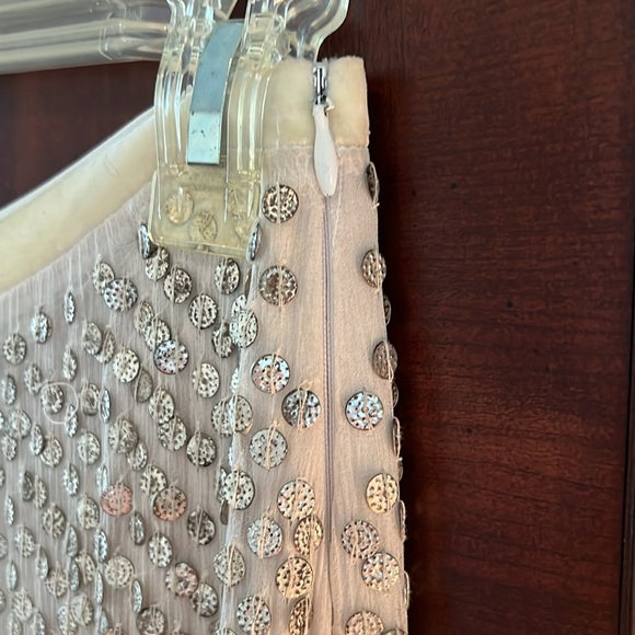 Silver Dagger Matte Silver and Gold Palette Mini Skirt- New without Tags - Picture 3 of 6